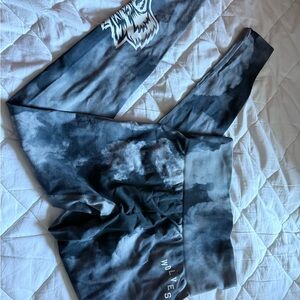 Darc sport Blue white Wolves Leggings